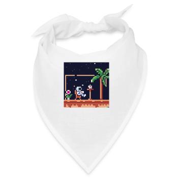 Astronaut faulenzen in einem tropischen Resort - Bandana - Weiß - Vorne
