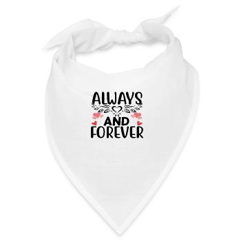 Always And Forever - Bandana - Weiß - Vorne