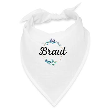 Braut Kranz - Bandana - Weiß - Vorne
