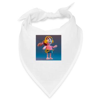 LUSTIGE MUSIK ILLUSTRATION 1 - Bandana - Weiß - Vorne
