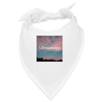 Dreaming between clouds - Bandana - Weiß - Vorne