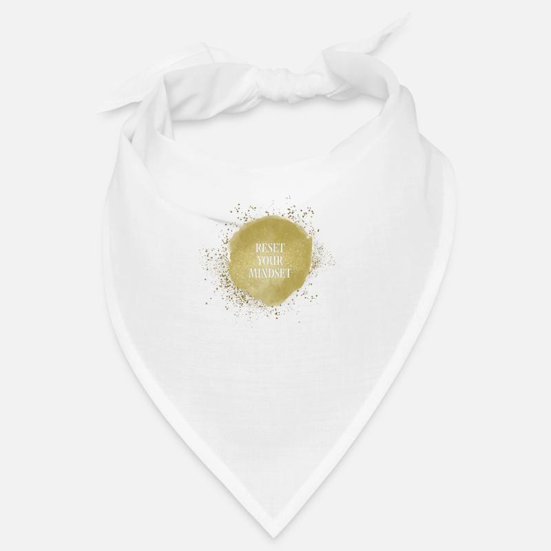 Reset your mindset - Bandana - Weiß