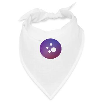 Galaxy button - Bandana - Weiß - Vorne