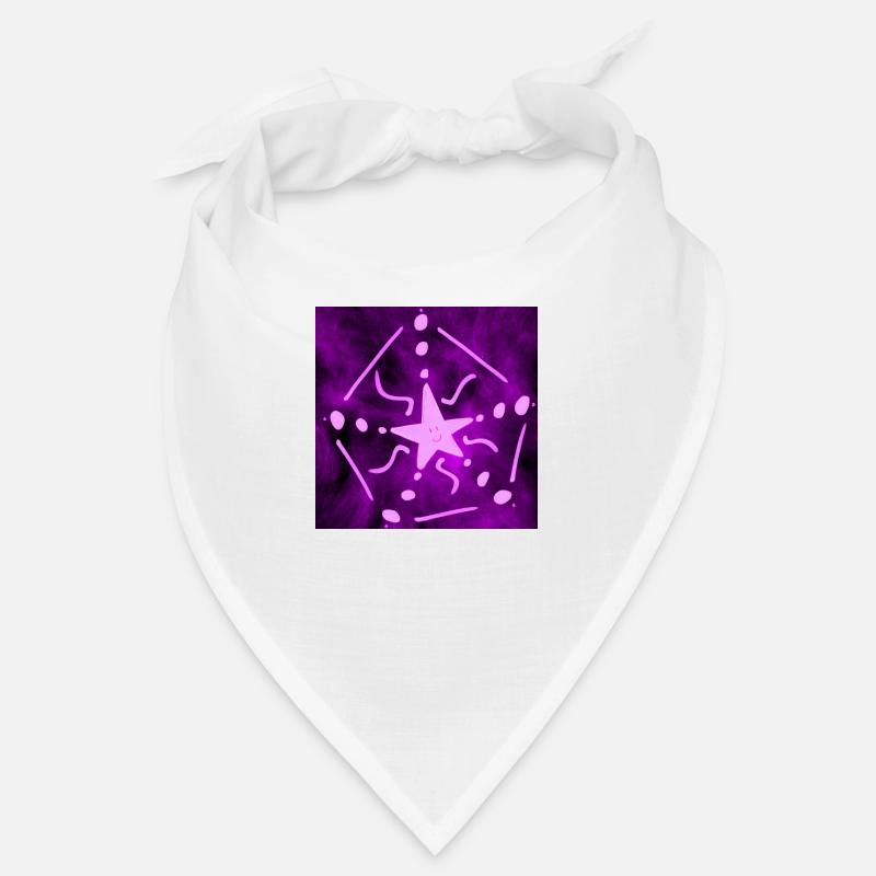 ÉTOILE POURPRE - Bandana - blanc