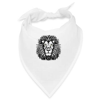 lion - Bandana - Weiß - Vorne