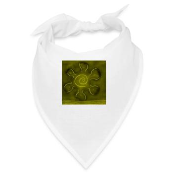 SONNE ÜBER DER GELBEN WÜSTE - Bandana - Weiß - Vorne