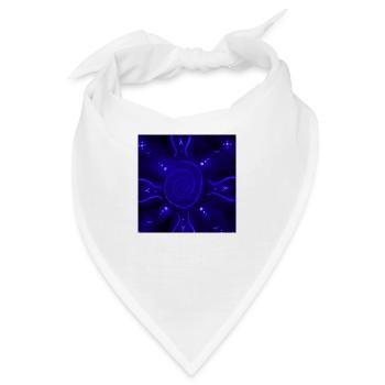 SONNIGES ELEKTRISCHES MANDALA - Bandana - Weiß - Vorne