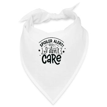 Spoiler Alert! I don´t Care - Bandana - Weiß - Vorne