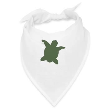 Schild Papa - Bandana - Weiß - Vorne