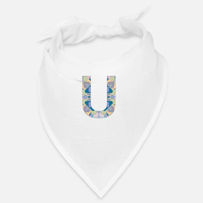 Buchstabe U im Mandala Bandana