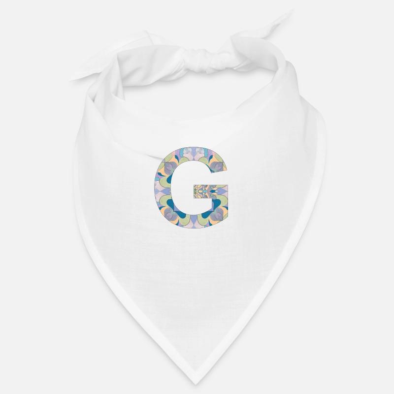 Buchstabe G im Mandala Bandana