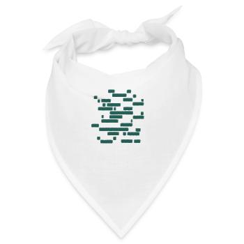 Grün - Bandana - Weiß - Vorne