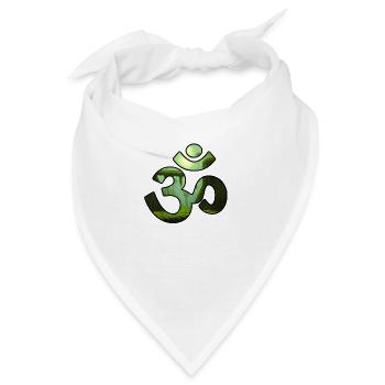 JUNGLE OM - Bandana - Weiß - Vorne