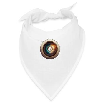 Liebhaber im Kokon - Bandana - Weiß - Vorne