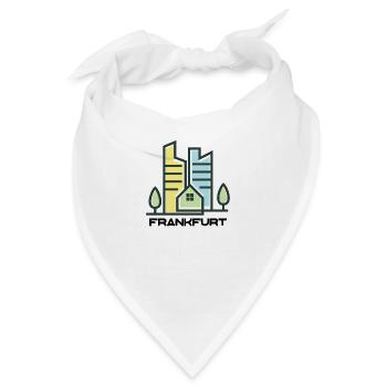 Frankfurt am Main - Bandana - Weiß - Vorne