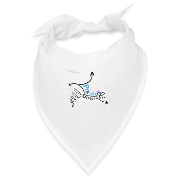 Planlos unterwegs - Bandana - Weiß - Vorne
