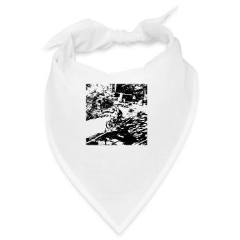 MTB MTB Abfahrt - Bandana - Weiß - Vorne