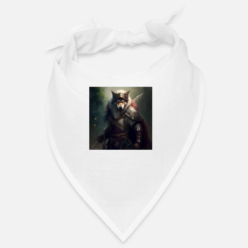 Wolf Krieger mit Schwert Bandana