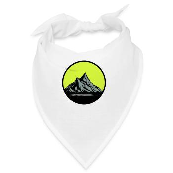 Mountains - Bandana - Weiß - Vorne