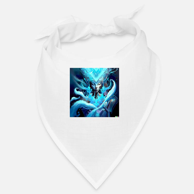 Blue Ghost digital art Bandana
