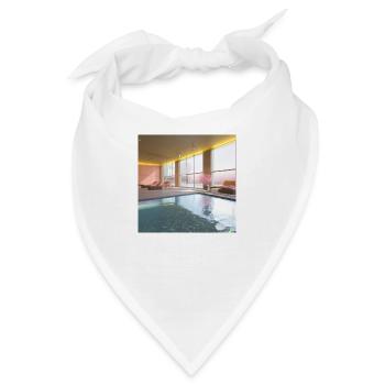 Ein sonnendurchfluteter Lounge-Bereich art 2 - Bandana - Weiß - Vorne