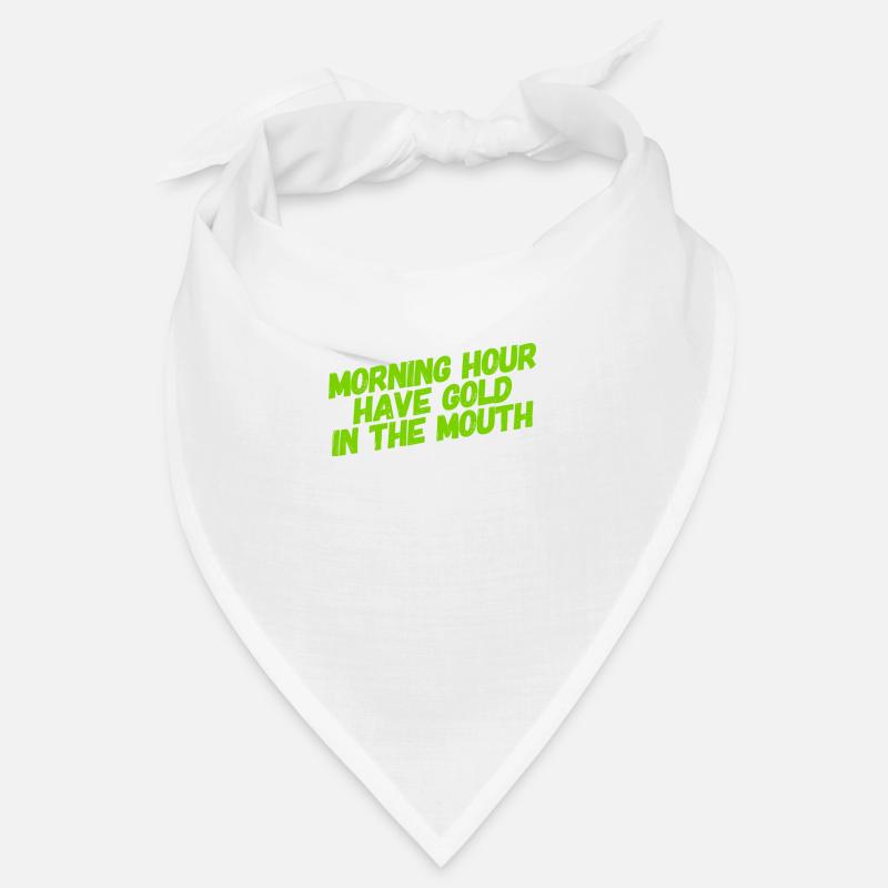 ich bin ein Frühaufsteher Bandana