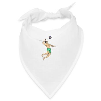 Beach Volleyball - Bandana - Weiß - Vorne