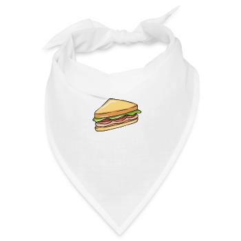Sandwich - Bandana - Weiß - Vorne