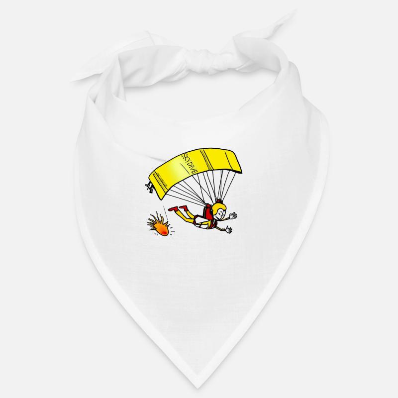 Skydive - Fallschirmspringer Comic Bandana