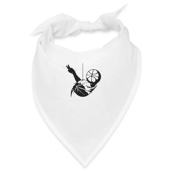 Liebe zum Basketball - Bandana - Weiß - Vorne