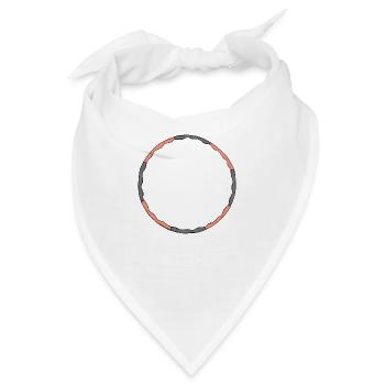 Hula-Hoop Reifen - Bandana - Weiß - Vorne