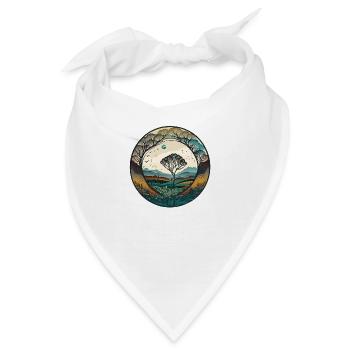 Natürliches Paradies - Bandana - Weiß - Vorne