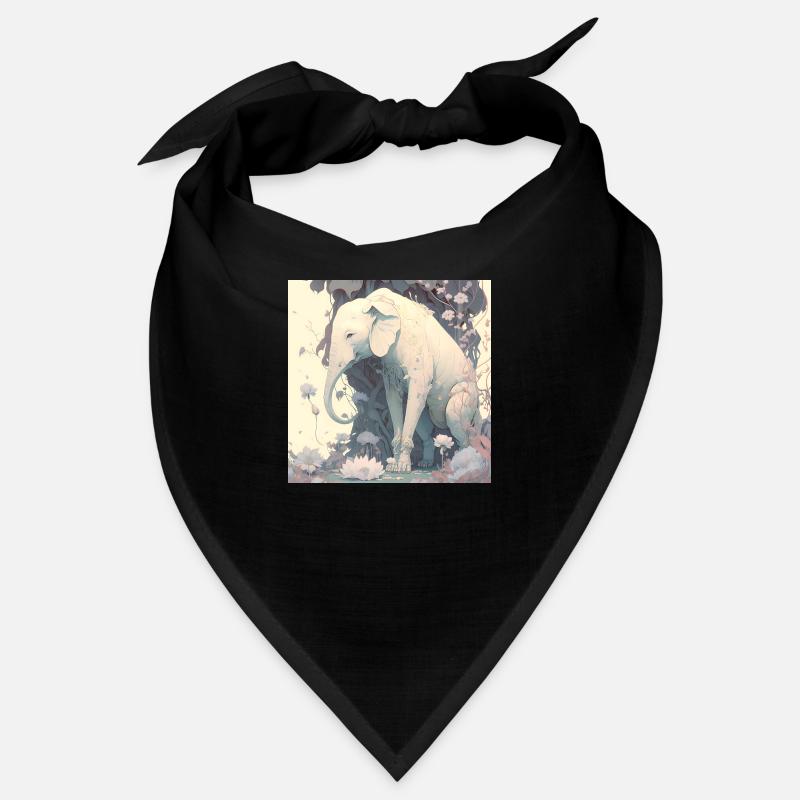 en harmonie avec l’éléphant de la nature Bandana