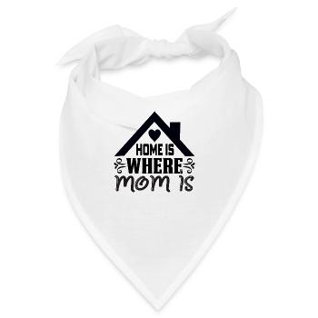 Home is where Mom is - Bandana - Weiß - Vorne