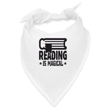 Reading is Magical - Bandana - Weiß - Vorne