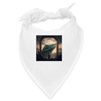 Whale - Bandana - Weiß - Vorne