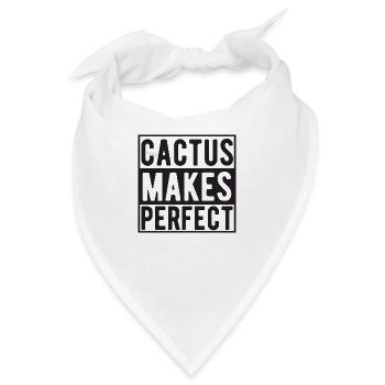 Cactus makes Perfect - Bandana - Weiß - Vorne
