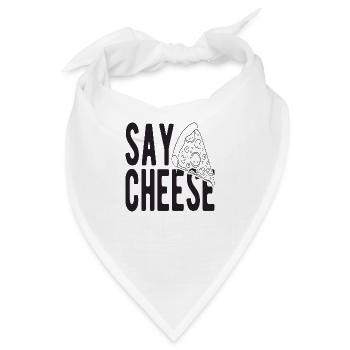 Say Cheese - Bandana - Weiß - Vorne