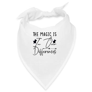 The Magic is in our Differences - Bandana - Weiß - Vorne
