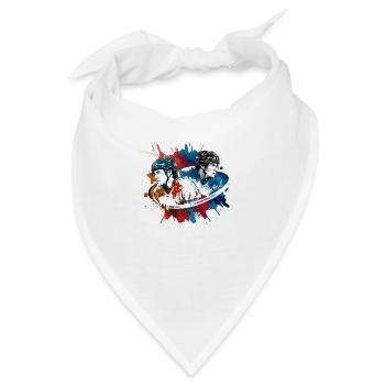 Ice Hockey - Spieler - Logo - Bandana - Weiß - Vorne