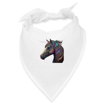 PFERD IM WIND - Bandana - Weiß - Vorne