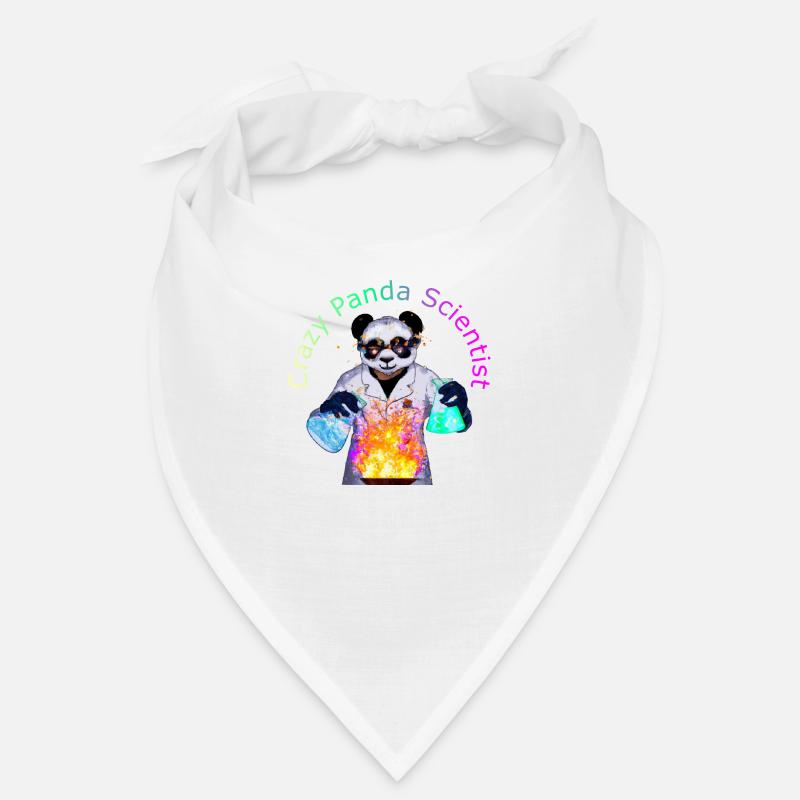 Crazy Panda Scientist Bandana