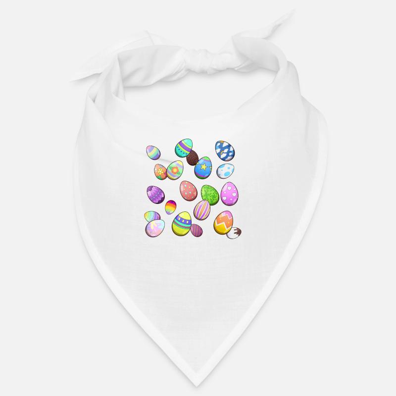 Easter Eggs Pattern Bandana