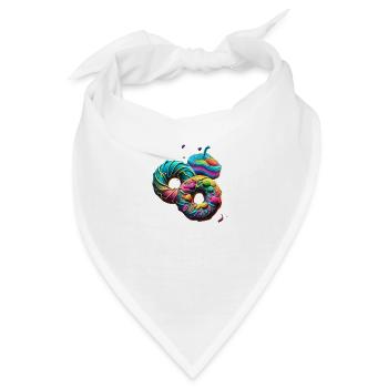 DONUTS MIT GUTER SAHNE - DONUT - Bandana - Weiß - Vorne
