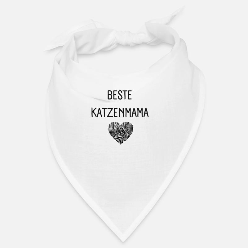 Beste Katzen Mama - Katzenmama Muttertagsgeschenk Bandana