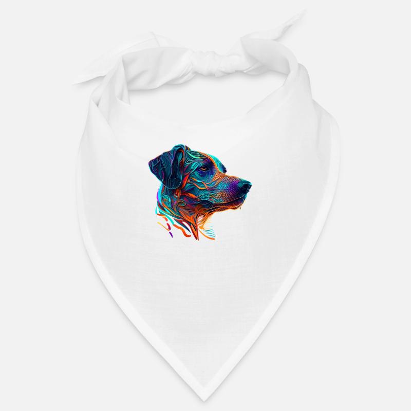 Rhodesian Ridgeback Hunderasse Vector Hund in bunt Bandana