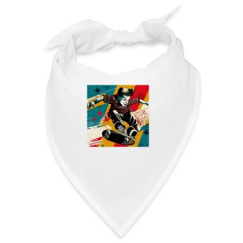 Skater Boy - Bandana - Weiß - Vorne