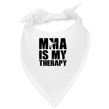 mma therapy - Bandana - Weiß - Vorne