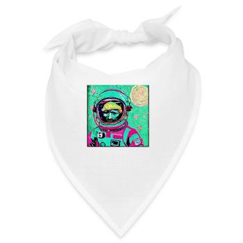 Van-Gogh-Astronaut - Bandana - Weiß - Vorne