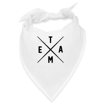 team - Bandana - Weiß - Vorne